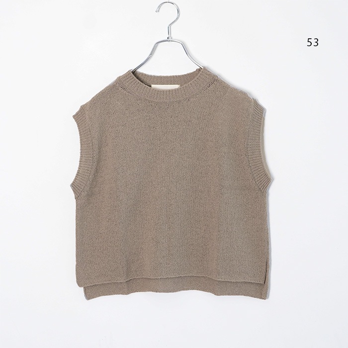 エヴァムエヴァ　ウールリリィベスト e253k007) / evam eva (エヴァムエヴァ) / wool lily vest