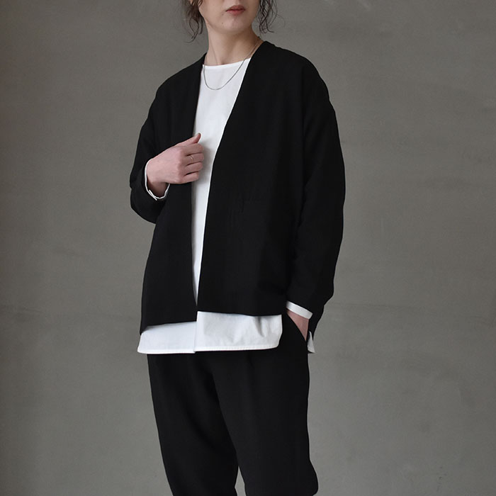 E231T007)/evam eva(エヴァムエヴァ)/cotton wool jacket(コットン 