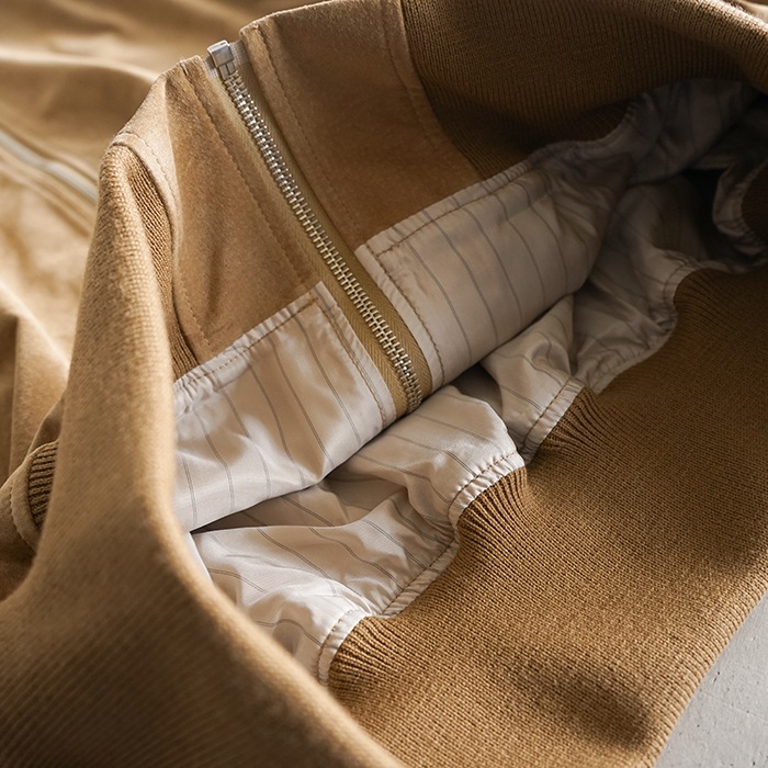 innat07-j06)/ INNAT(インアット) /SUEDE BOMBER JACKET(スウェード
