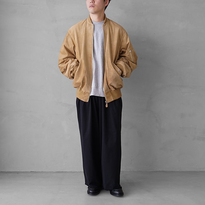 innat07-j06)/ INNAT(インアット) /SUEDE BOMBER JACKET(スウェード