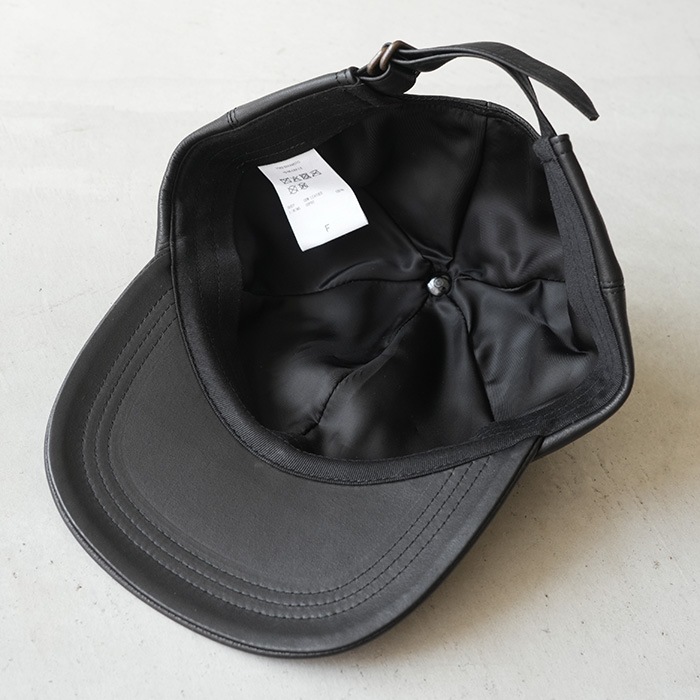 ys-26aw-gs-cap-le) YOKO SAKAMOTO(ヨーコサカモト) / GIFT SHOP CAP