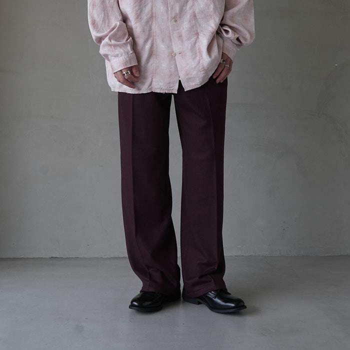 □(anc-pt53) / ANCELLM (アンセルム) / WOOL EASY SLACKS（ウール