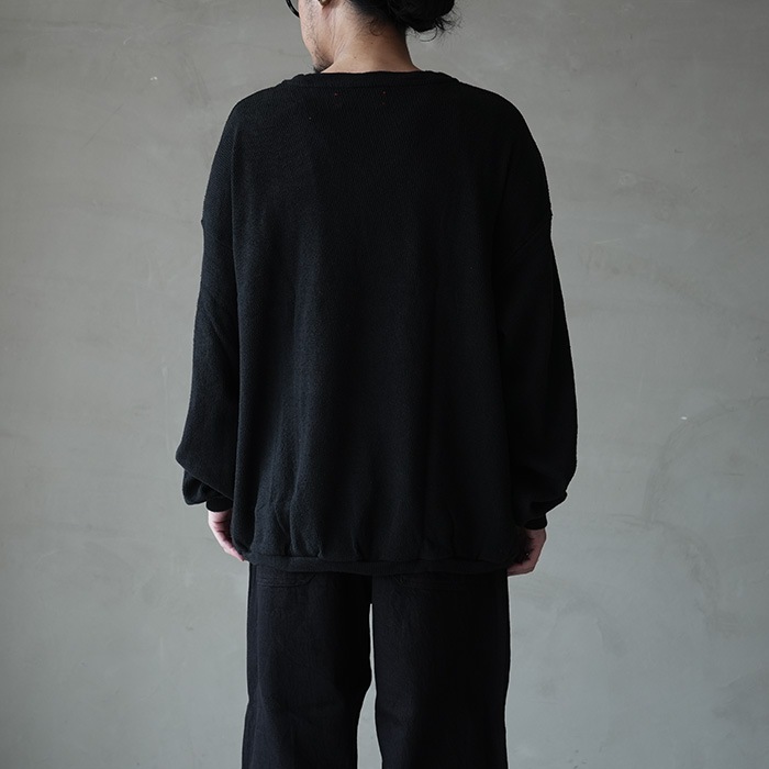 トップス 25aw barbell object nep v top BLACK 1 barbell object nep v top col:Black 着用サイズ:2 online:09/12