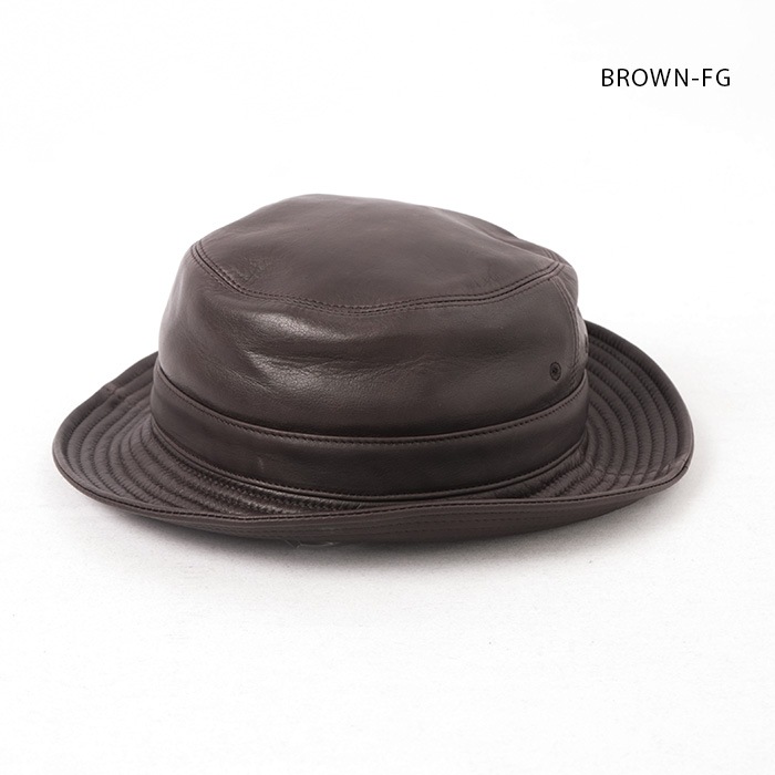 YOKO SAKAMOTO LEATHER HATヨーコサカモト レザーハット ys-26aw-gs-hat-le) YOKO SAKAMOTO(ヨーコサカモト) / GIFT SHOP HAT