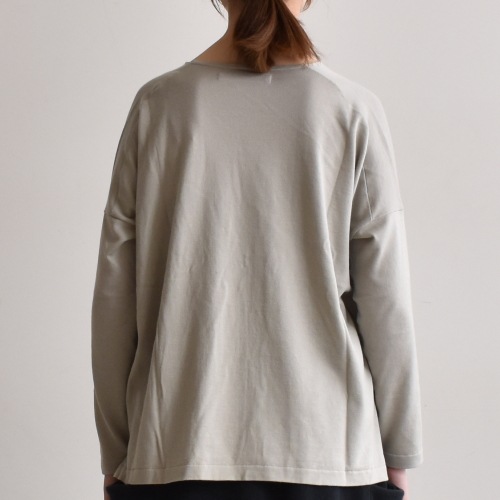 E201K015) / evam eva(エヴァムエヴァ) / raising yarn V neck