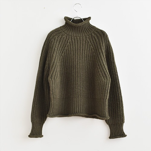 完売品 BATONER バトナー チャンキー ハイネック ニット プルオーバー