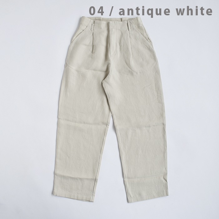 e223t018) / evam eva(エヴァムエヴァ) / linen wide pants