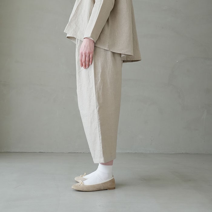 e231t045) / evam eva (エヴァムエヴァ) / water linen pants