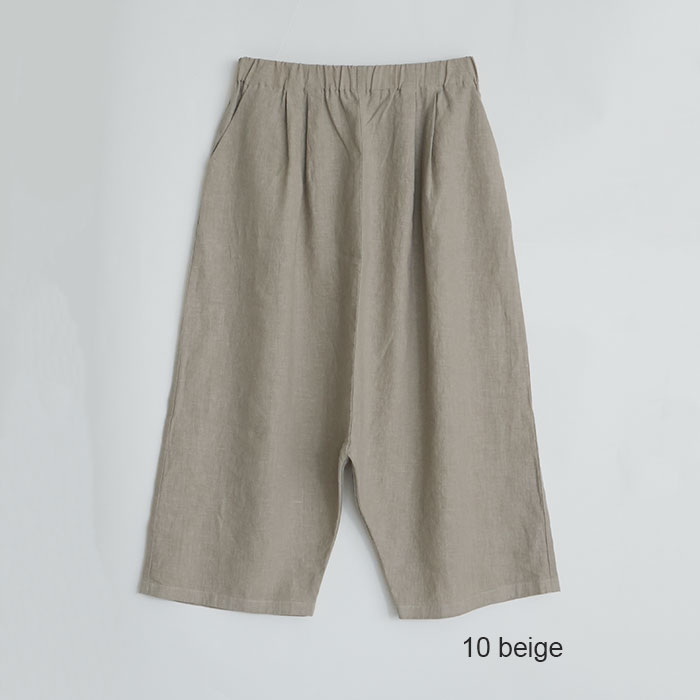 パンツ 25SS evam eva water linen culotte pants e231t045) / evam eva (エヴァムエヴァ) / water linen pants