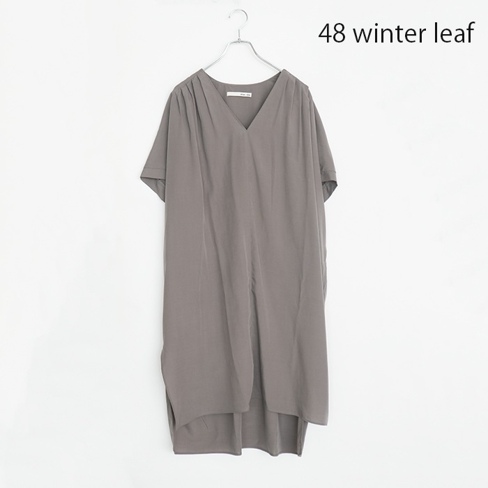 □（e241t012）/ evam eva(エヴァムエヴァ) /cupro poncho(キュプラ
