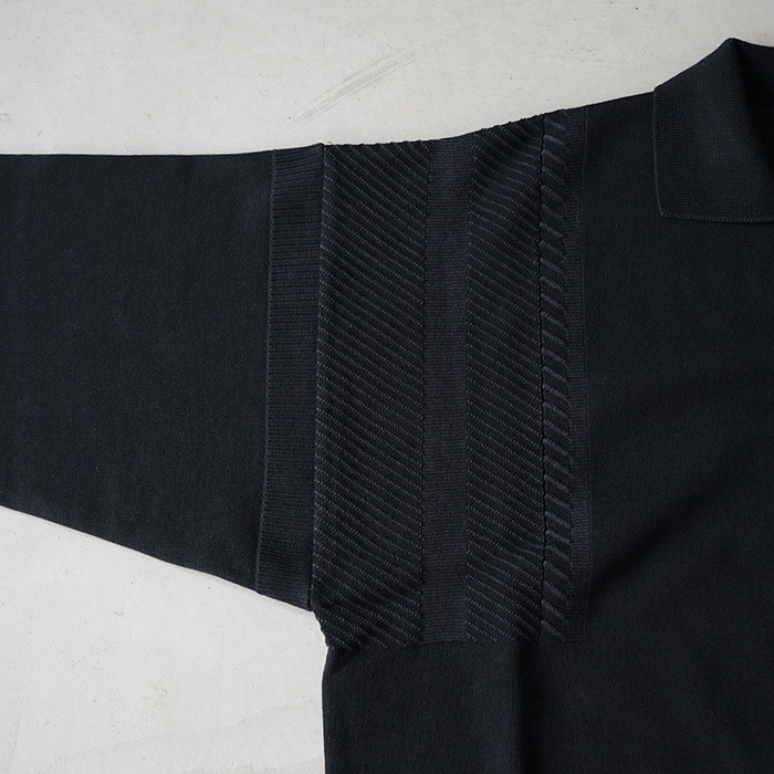 YASHIKI【24SS】Shunrin Skipper Knit(BLACK) YASHIKI / Shunrin Skipper Knit(BLACK) | シュンリンスキッパー