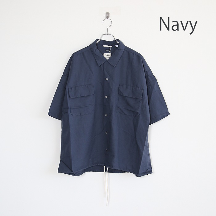 ごんざまる　様 楽天市場】ポリ オープンカラー ルーズシルエット シャツ 半袖