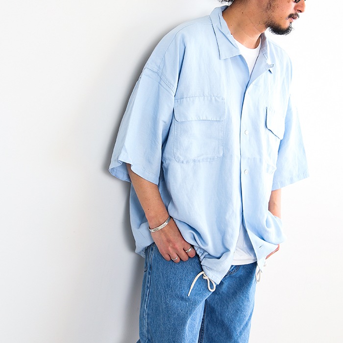 20％OFF】◇(sugs418) / nanamica(ナナミカ) / Open Collar Cupra Hemp