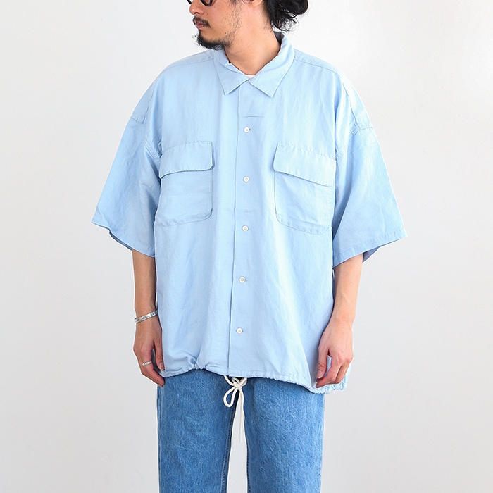 20％OFF】◇(sugs418) / nanamica(ナナミカ) / Open Collar Cupra Hemp