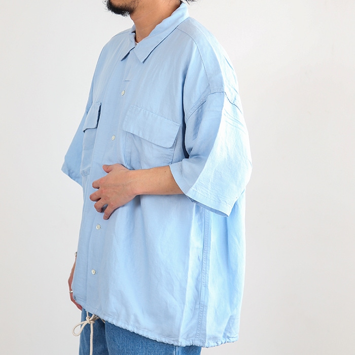 20％OFF】◇(sugs418) / nanamica(ナナミカ) / Open Collar Cupra Hemp