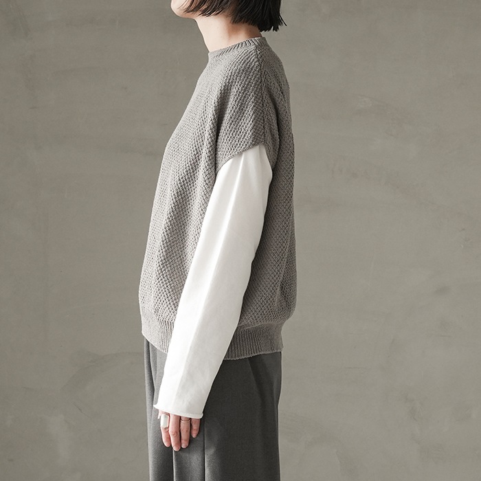 25SS evam eva モスステッチベスト moss stitch vest 25SS evam eva モスステッチベスト moss stitch vest - メルカリ