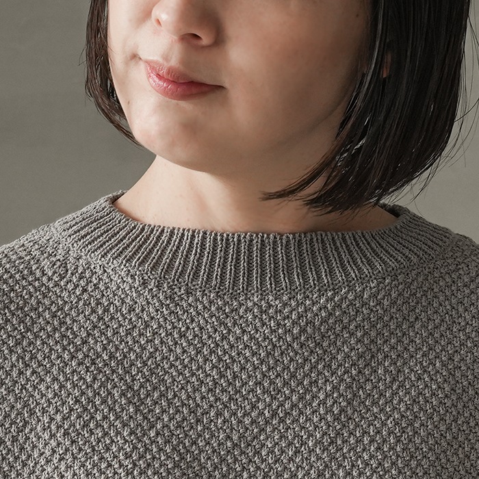 25SS evam eva モスステッチベスト moss stitch vest e251k004) / evam eva (エヴァムエヴァ) /moss stitch vest(モス