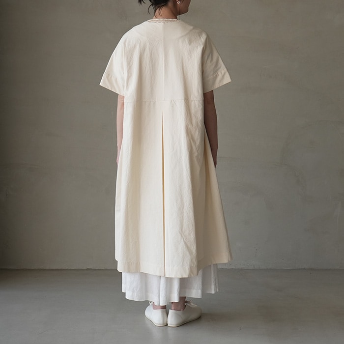 まきこ　試着のみアトリエダンタン コットンカットソー ワイド〈Celan〉 Atelier d'antan (アトリエ ダンタン) Baillie Khadi Cotton