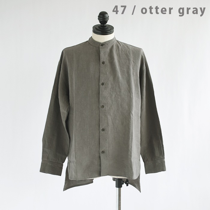 e223t016) / evam eva(エヴァムエヴァ) / linen shirts(リネンシャツ