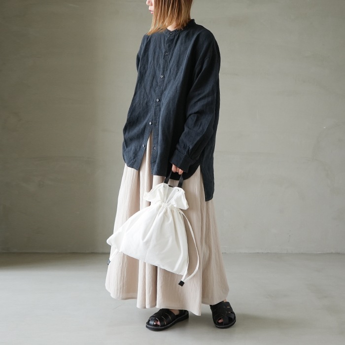 e223t016) / evam eva(エヴァムエヴァ) / linen shirts(リネンシャツ