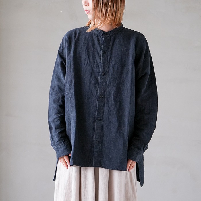 e223t016) / evam eva(エヴァムエヴァ) / linen shirts(リネンシャツ
