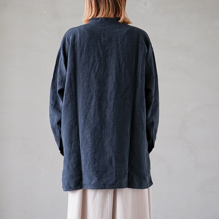 e223t016) / evam eva(エヴァムエヴァ) / linen shirts(リネンシャツ