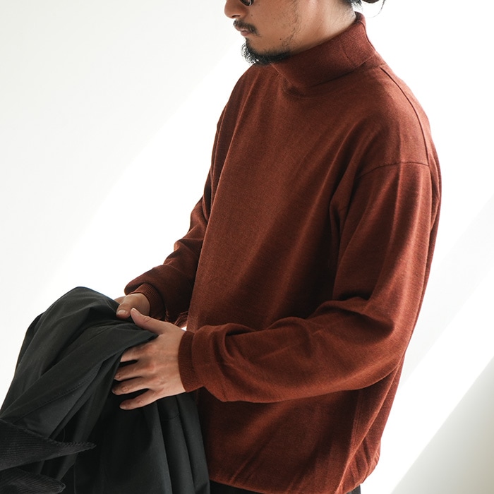 50%OFF】[2303-007] crepuscule (クレプスキュール) Turtle Neck L/S