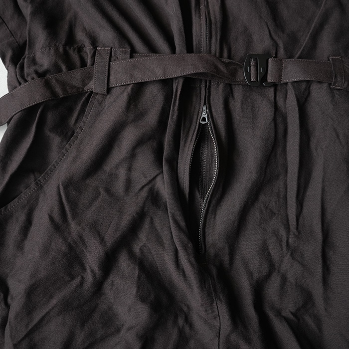 【美品】ANCELLM barbellobject ab suit 即日発送可 barbell object / leather coverall(BLACK)通販サイト - 京都