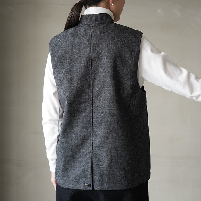 13309115) / Vlas Blomme (ヴラスブラム) / Cheviot Wool ジレ