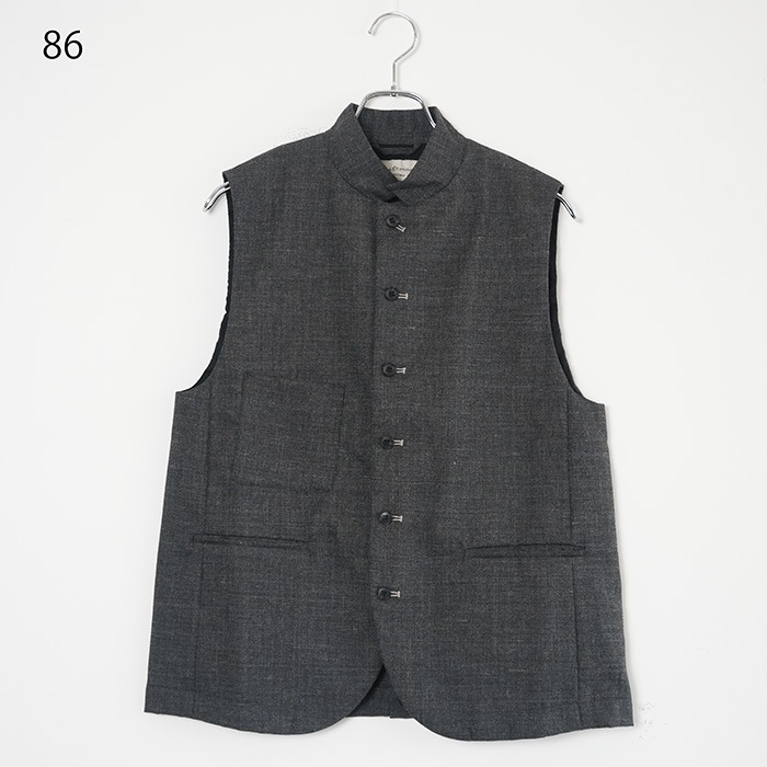 13309115) / Vlas Blomme (ヴラスブラム) / Cheviot Wool ジレ