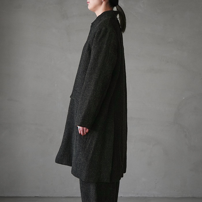 新品　ヴラスブラム　リネン ロングコート　M 定価57,200 ヴラスブラムリネン ロングコートM 定価57,200