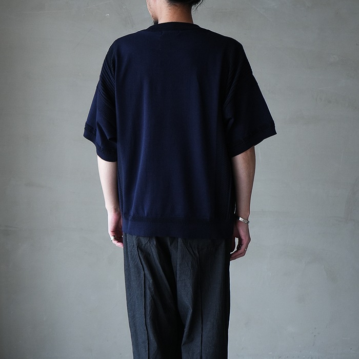 ヤシキ　半袖ニット　YSK-19SS-KN10 Minegumo Knit 8_000000005744.jpg?1774319954