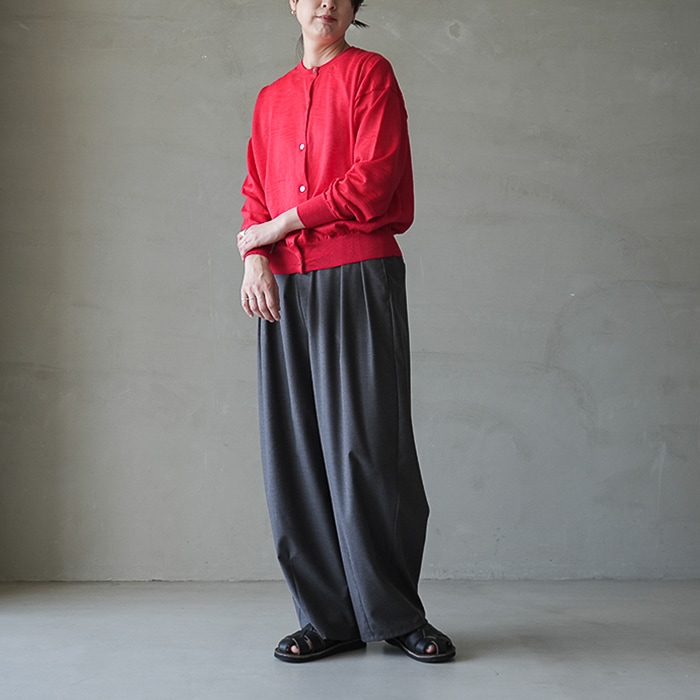 bn-26sl-040) / BATONER(バトナー) / Women CHOMA CREW NECK CARDIGAN