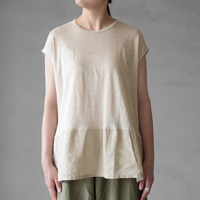 12112066) / Vlas Blomme (ヴラスブラム) / Linen Plainstitch