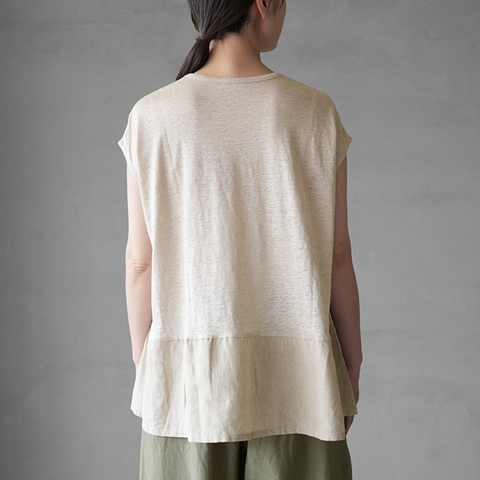 12112066) / Vlas Blomme (ヴラスブラム) / Linen Plainstitch