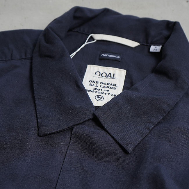 40%OFF】◇(sugs415) / nanamica(ナナミカ) / Open Collar Cupra Hemp