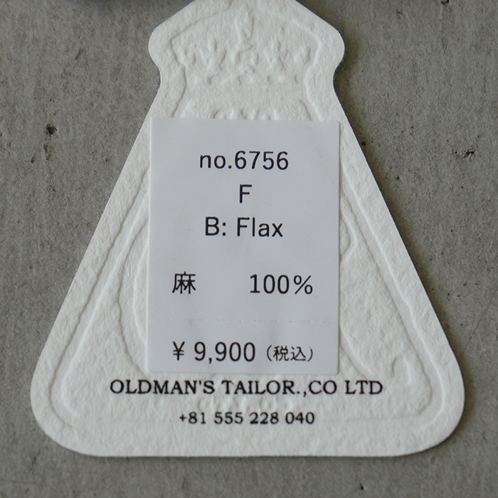 6756）/ R&D.M.Co-/OLDMANS TAILOR(アールアンドディーエムコー