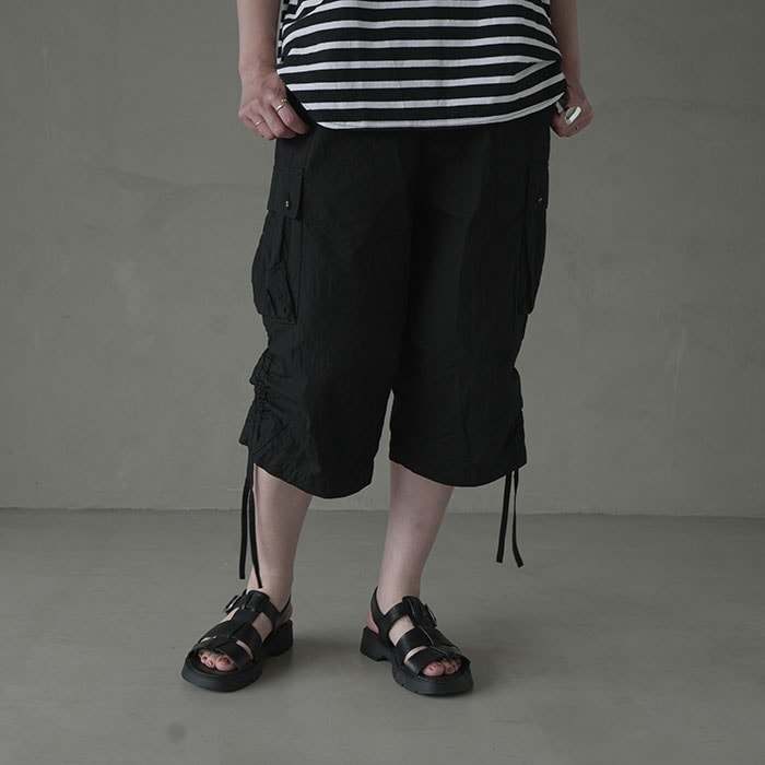 Vlas Blomme ヴラスブラム リネンウール テーパードパンツ サイズ1 Washed 40/1 Linen カーゴパンツ | ITEM | Vlas blomme