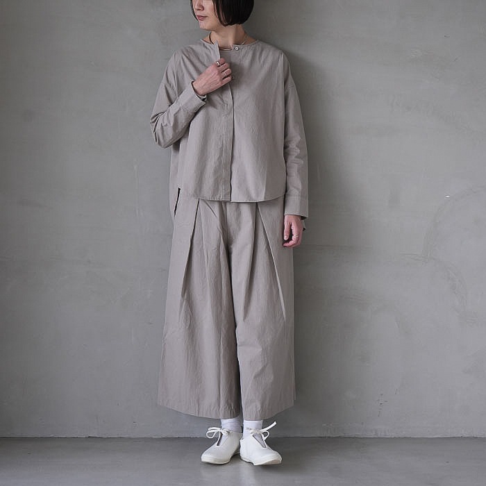 トップス evam eva wool no collar tunic 楽天市場】【動画あり】 evam eva(エヴァムエヴァ)wool no collar