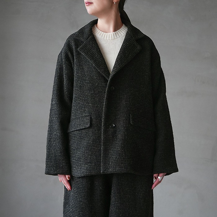 13411115) / Vlas Blomme (ヴラスブラム) / Linen Wool Waffle