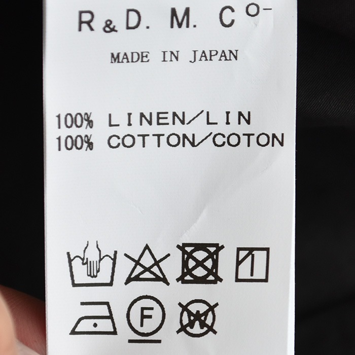 30%OFF】(5656) R&D.M.Co-/OLDMANS TAILOR(アールアンドディーエムコー