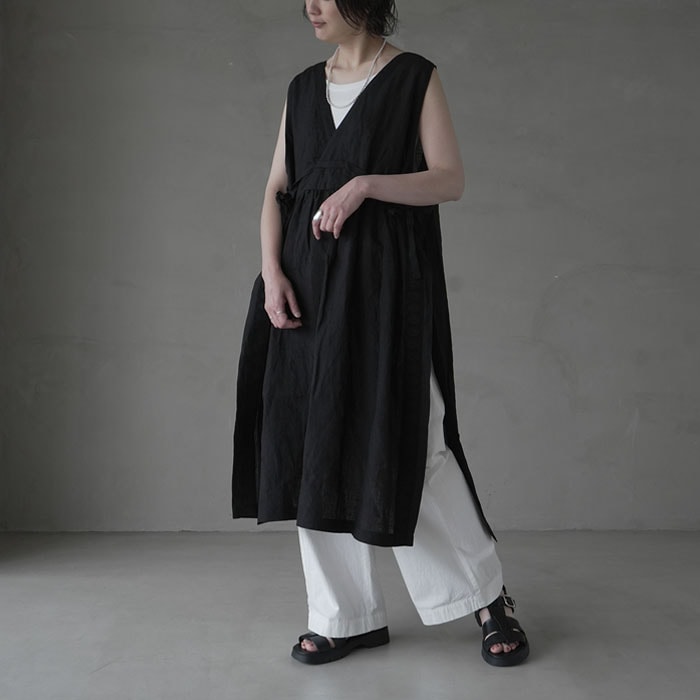 ヴラスヴラム　ロングワンピース　ブラック　羽織り　リネン100% 美品 楽天市場】【完売御礼】ワンピース ロングワンピース ブラウン