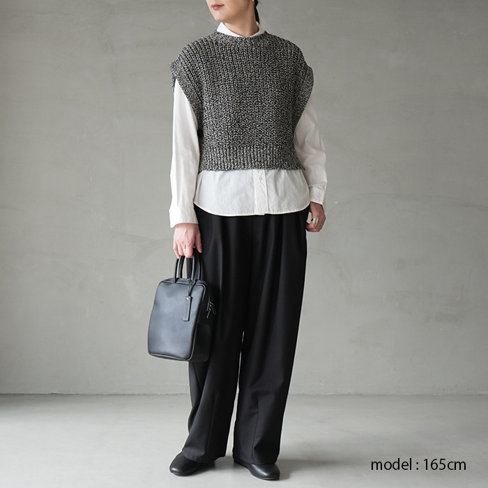 bn-26sl-006)/ BATONER(バトナー) / MIXED COLOR SIDE OPEN VEST