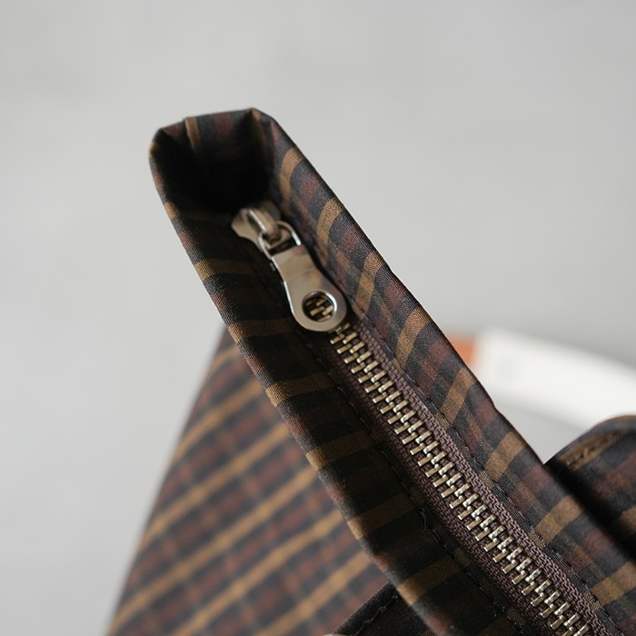 R&D.M.Co. ブラウン系チェック リュック R&D.M.Co. ブラウン系チェック リュック