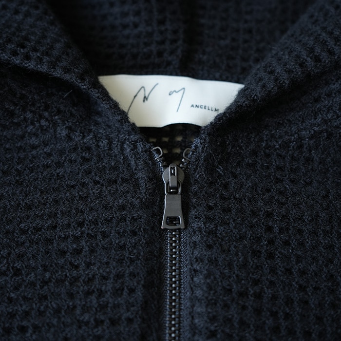 トップス ANCELLM WOOL RUSSELL LS (BLACK) WOOL RUSSELL HOODIE(BLACK) – ANCELLM