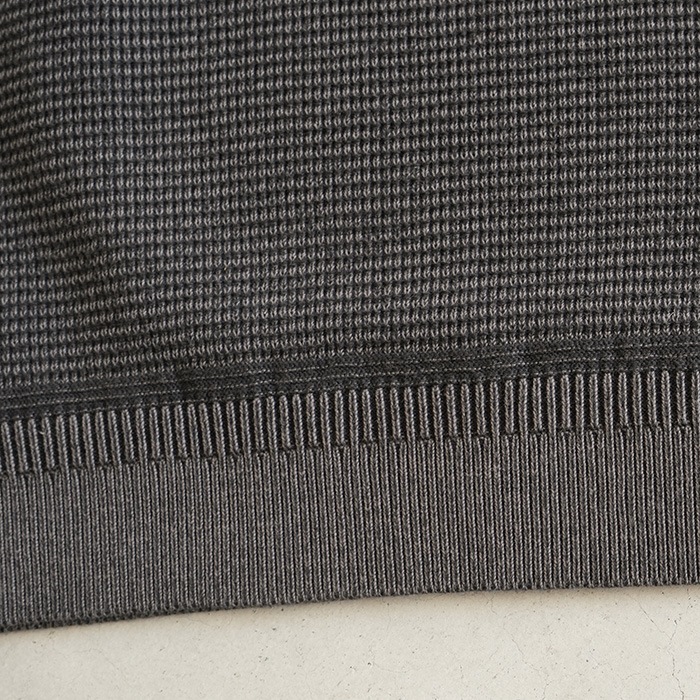 ysk-25aw-kn05) YASHIKI(ヤシキ) / Fuyushigure Half Zip Knit