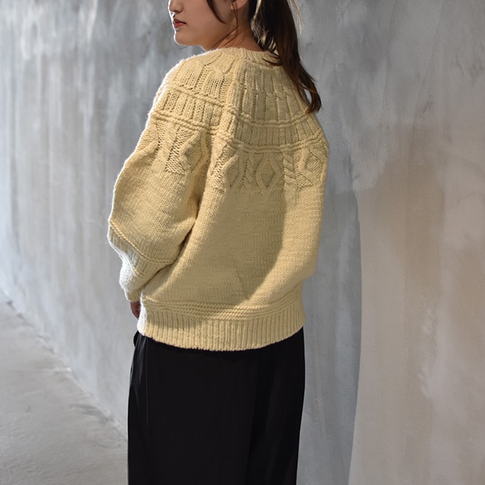 20%OFF】(bn-25fl-056)/ BATONER(バトナー) / SPREAD ALAN CREW NECK