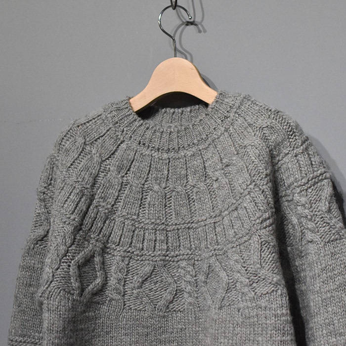 20%OFF】(bn-25fl-056)/ BATONER(バトナー) / SPREAD ALAN CREW NECK