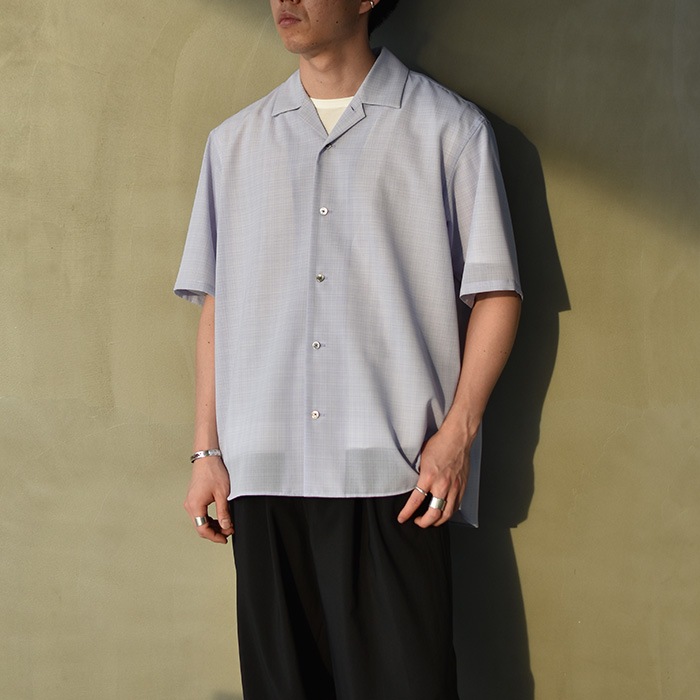 ▽(c-5-004-032) POLYPLOID(ポリプロイド) / OPEN COLLAR SHIRT C