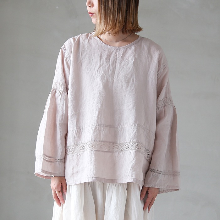 13118062) / Vlas Blomme (ヴラスブラム) / Ramie Voile プルオーバー 